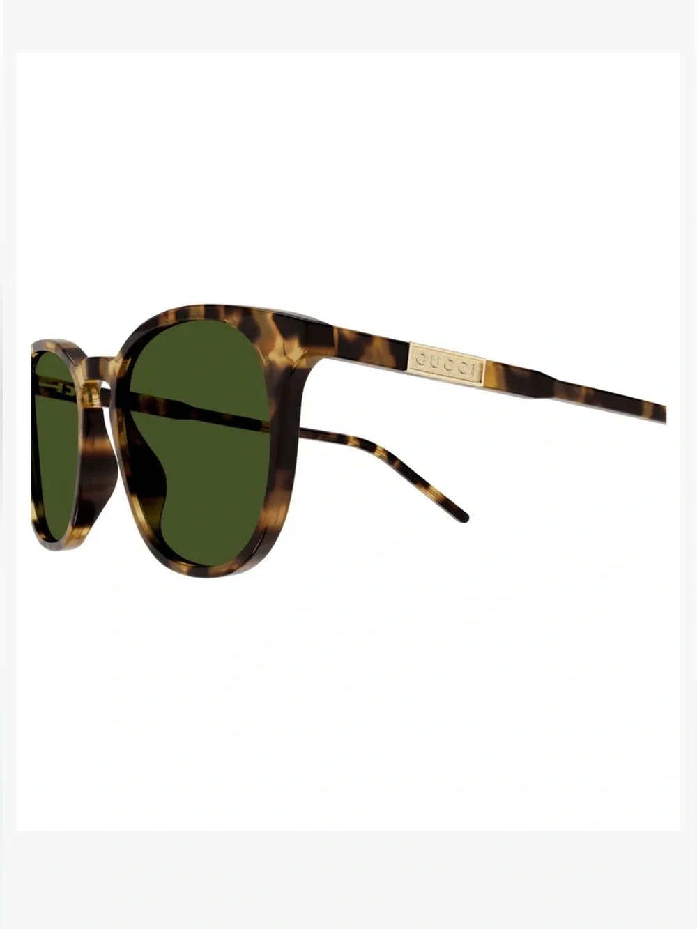 Gucci Tortoiseshell Sunglasses with Gold Plaque Gucci GG1157S 003